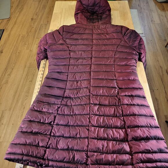 Canada Weather Gear Long Midi Puffer Hooded Jacket Pockets 21"p2p - Picture 11 of 12